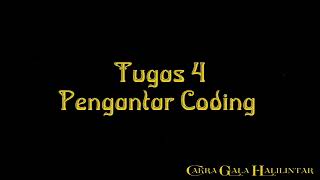 Tugas Modul 4 Pengantar Coding
