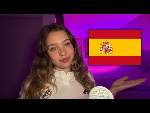ASMR in Spanish! 🇪🇸❣️Trigger Words for Sleep and Relaxation 😴