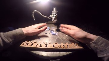 Stay Calm -  scroll saw word art