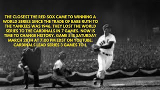 1946 WORLD SERIES REPLAY