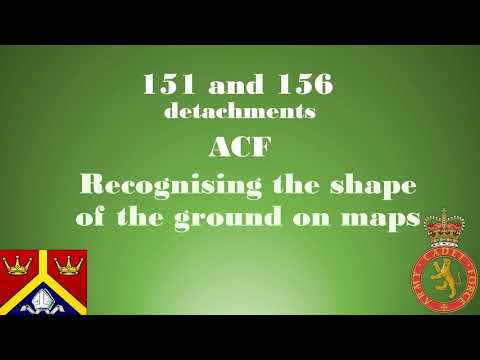 NAVIGATION: recognising the shape of the ground using a map by cadet clr sgt Hawkins