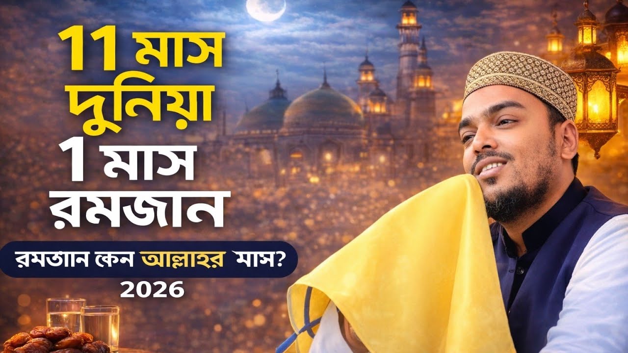 ১১ মাস দুনিয়ার জন্য, ১ মাস আল্লাহর জন্যরমজান নিয়ে হৃদয়ছোঁয়া বক্তব্য | Abbas Siddiqui Waz