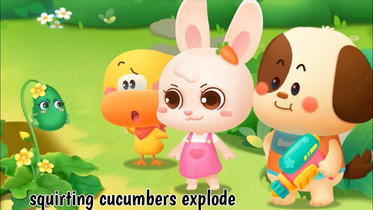 BabyBus Games -Baby Panda's Science World-kids cartoon game-squirting cucumbers ,quagi&rocki Games