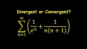 Series 1/e^n+1/(n(n+1)) - Divergent or Convergent?