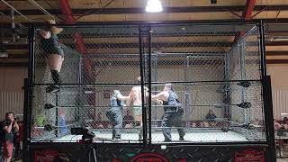 Tyler Lee Deputy & Vanessa Holiday vs The Shield Wall (Steel Cage Tag Team Match) - IPW 5/11/24