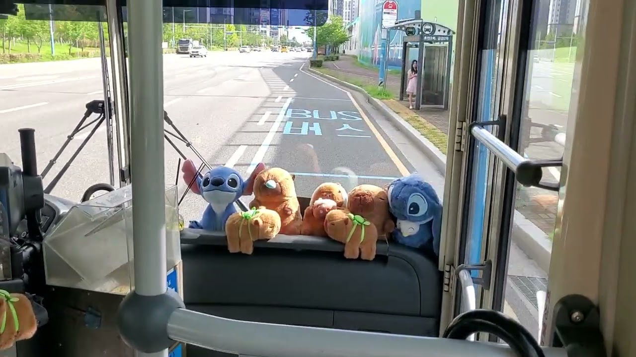 명지시장 🔜 호반써밋명지국제.금강팬테리움2차까지 주행영상( 태영버스 109번버스 )