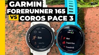 Garmin Forerunner 165 vs Coros Pace 3: Best value running watches compared