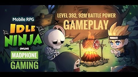 Idle Ninja Online Gameplay • Level 392, 92M Battle Power • Abandoned Cats I map