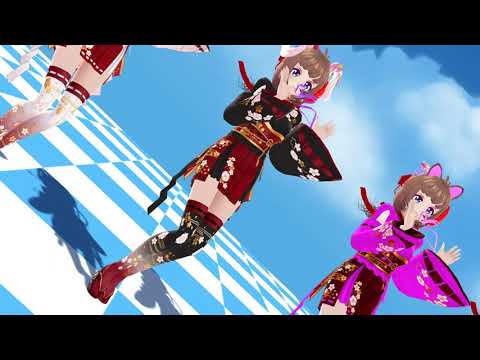 [MMD] PiNK CAT 修正 [VRoid towa] [VRMLiveviewer2.7]
