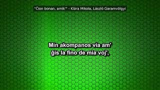 “Ĉion bonan, amik'” – Klára Mikola, László “Laca” Garamvölgyi (Disko Harmoni’) (Esperanto)