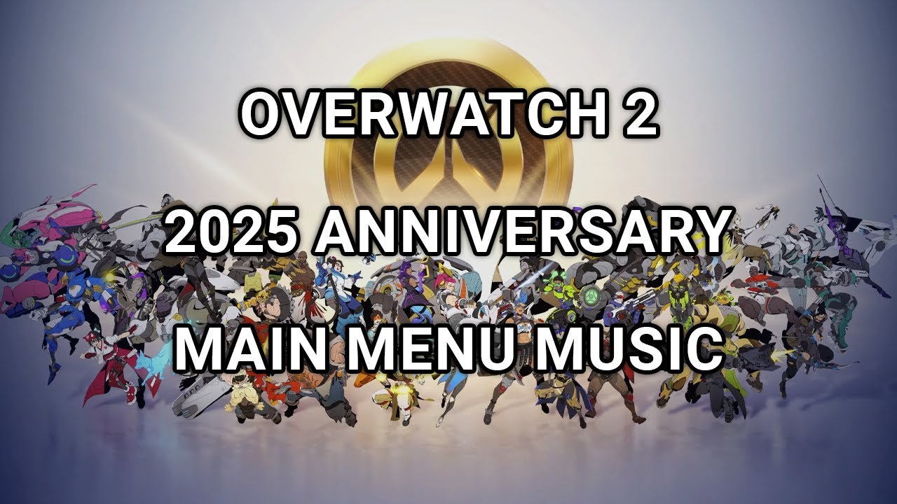 Overwatch 2 Season 18 - 2025 Anniversary Main Menu Title Screen & Music OW2