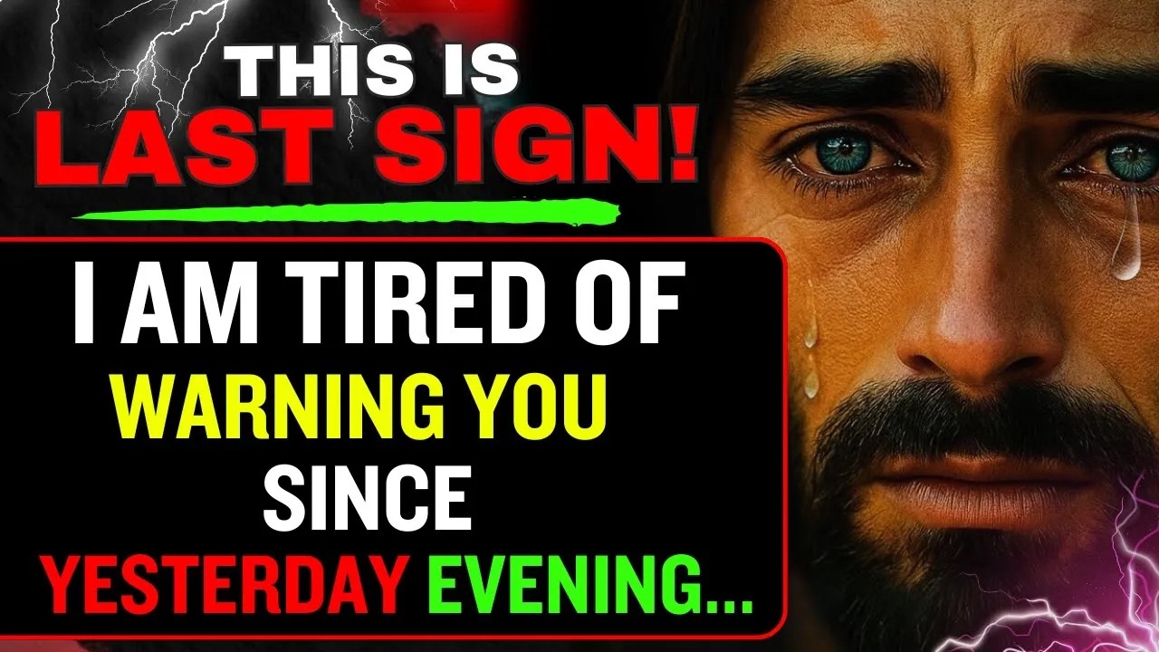 GOD SAYS   THIS IS THE LAST TRY HEAR THIS NOWGod Message Today Gods Message NowEP 398