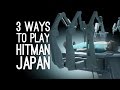 Hitman Gameplay: Japan - 3 Ways to Play (Poison Sushi, AI, Defibrillator)