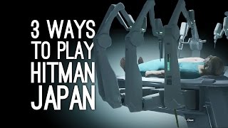 Hitman Gameplay: Japan - 3 Ways to Play (Poison Sushi, AI, Defibrillator)