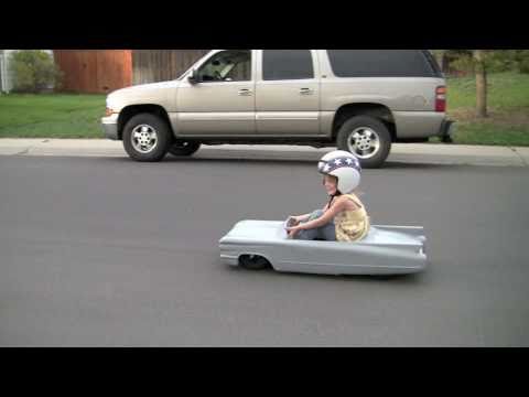 Testing the 1/4 scale 1964 Cadillac