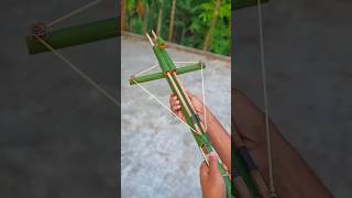 2 Archer Using Green Bamboo Slingshots #Shorts #Bamboo