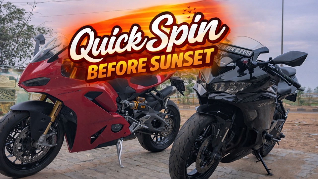 QUICK SPIN BEFORE SUNSET !!!