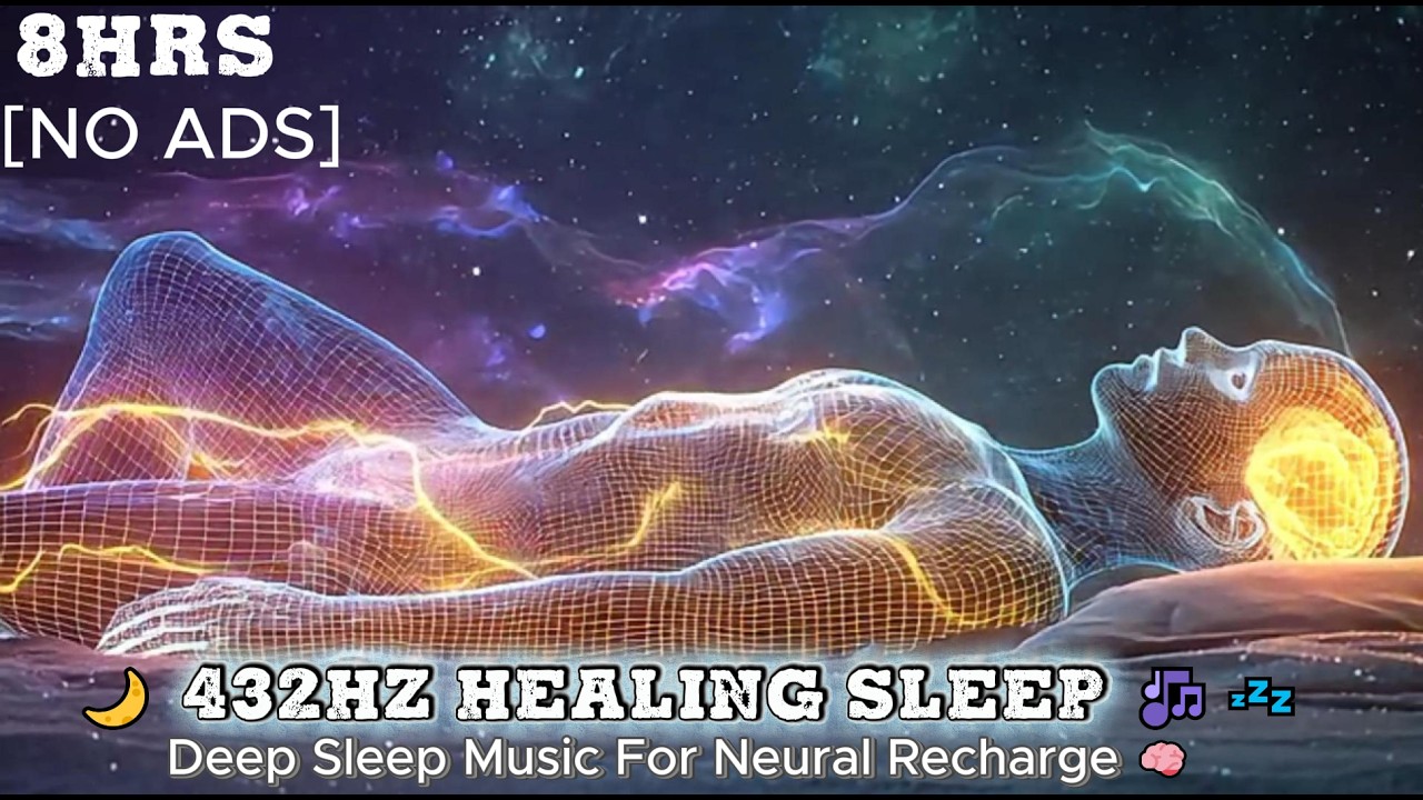 🌙💤 432Hz Healing Sleep 🎶 | Deep Sleep Music For Neural Recharge 🧠