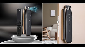 Yale Luna Pro + New Smart Face Lock with Finger scan, PIN, Yale Home APP, RFID and Manual Key access