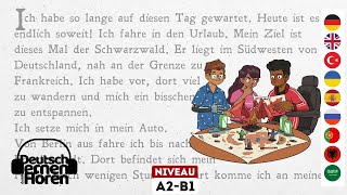 #499 Deutsch lernen mit Geschichten | Deutsch lernen durch Hören - A2-B1 - Learn German with stories