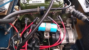 Morris Minor 1098cc engine idle