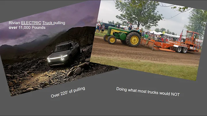 Rivian R1T Truck Pull! Carroll County Fair!! 2022 This will surprise you!