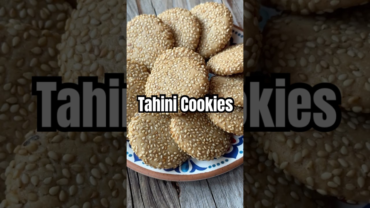 Dairy-Free & Egg-Free Tahini Cookies!
