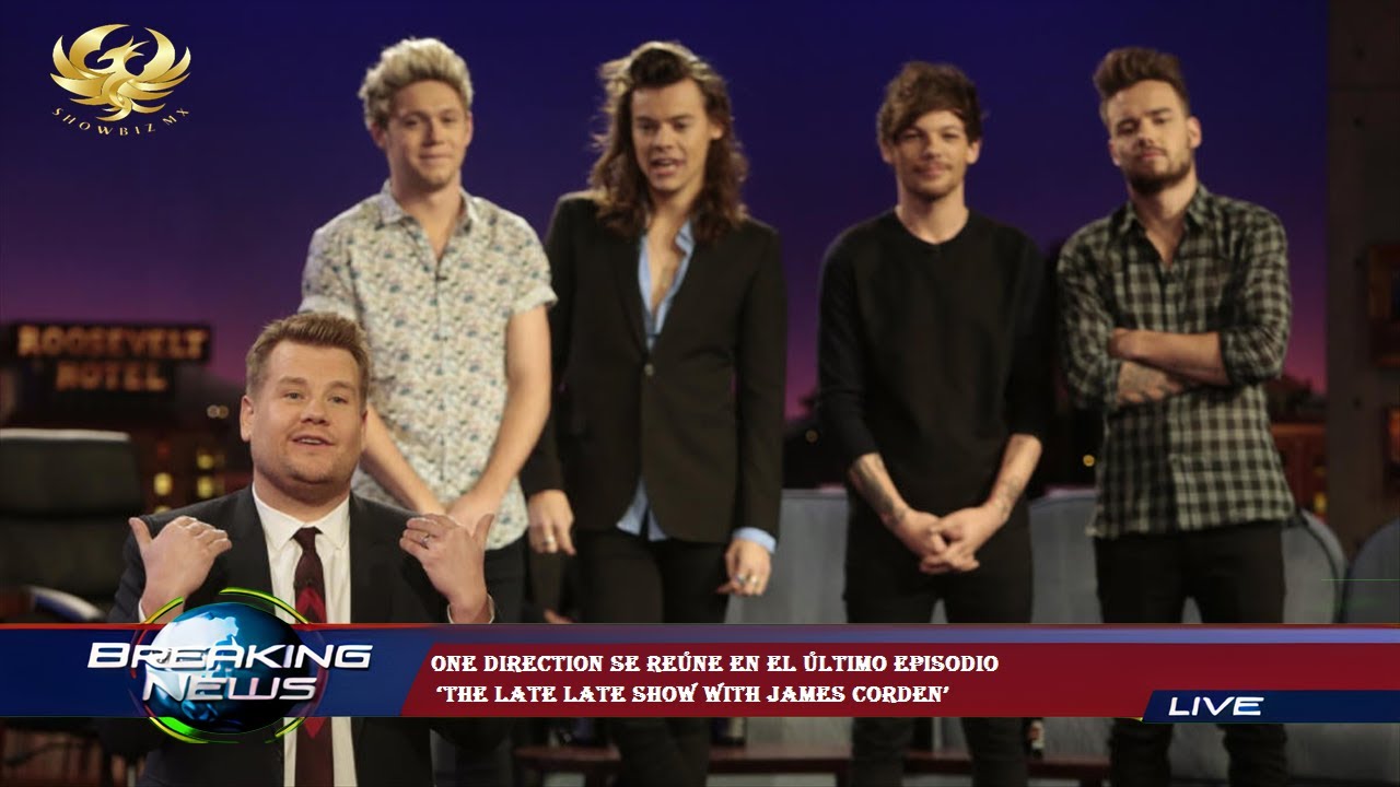 One Direction se reúne en el último episodio  ‘The Late Late Show With James Corden’