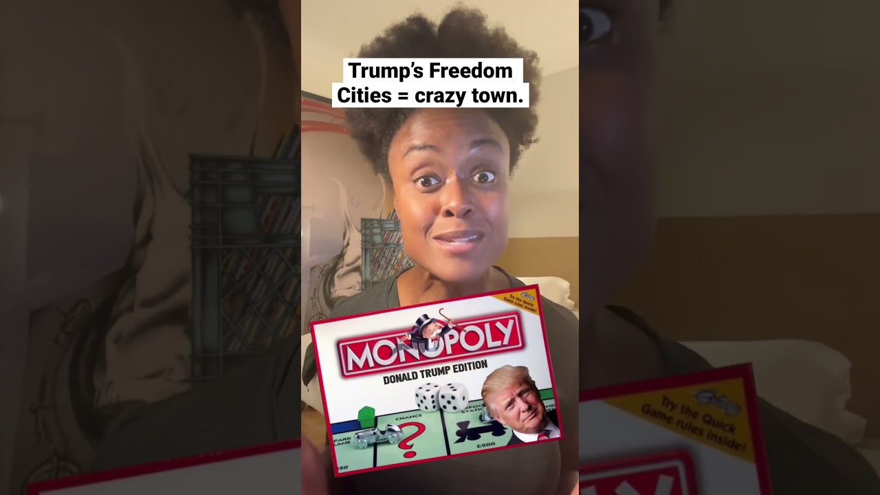 Freedom Cities? Trump couldn't even build a town. 