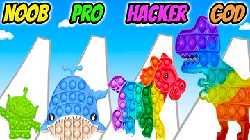 NOOB vs PRO vs HACKER vs GOD - Fidget Rush
