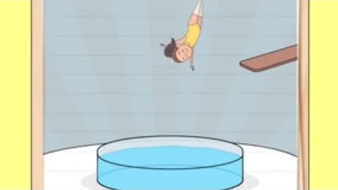 #Brain test all star #level10 #she must do a dive jump successfully