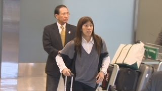 「ほっとした」と吉田選手 ＩＯＣ理事会から帰国