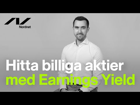 Hitta billiga aktier med Earnings Yield (inverterat PE-tal)