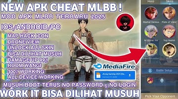 CHEAT ML AUTO AIM ｜｜ MOD MENU MOBILE LEGENDS 2025 ｜｜ AUTO AIM ALL HERO + MAP HACK + UNLOCK ALL SKIN