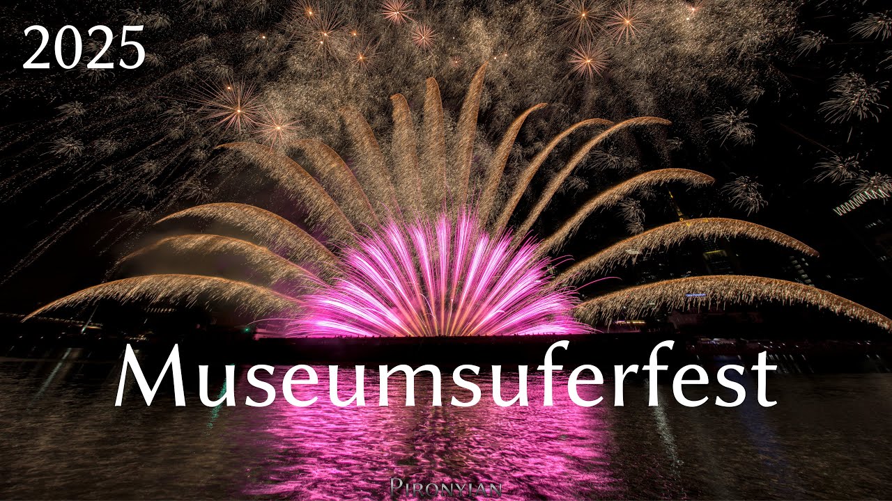 Museumsuferfest - Frankfurt am Main 2025 (Feuerwerk, Fireworks, Feu d'Artifice)