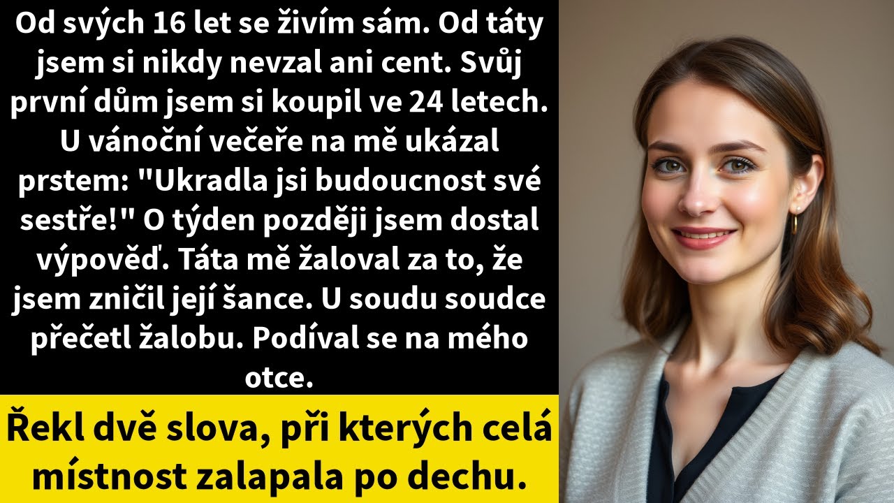„Ukradla jsi sestře budoucnost." Táta to řekl přes vánoční stůl, přede všemi, v době, kdy jsem si konečně koupila vlastní dům za peníze, které jsem si sama odpracovala i s rizikem, že přijdeme o...