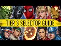 Tier 3 selector guide 2024 1st to 39th ranked  marvel future fight