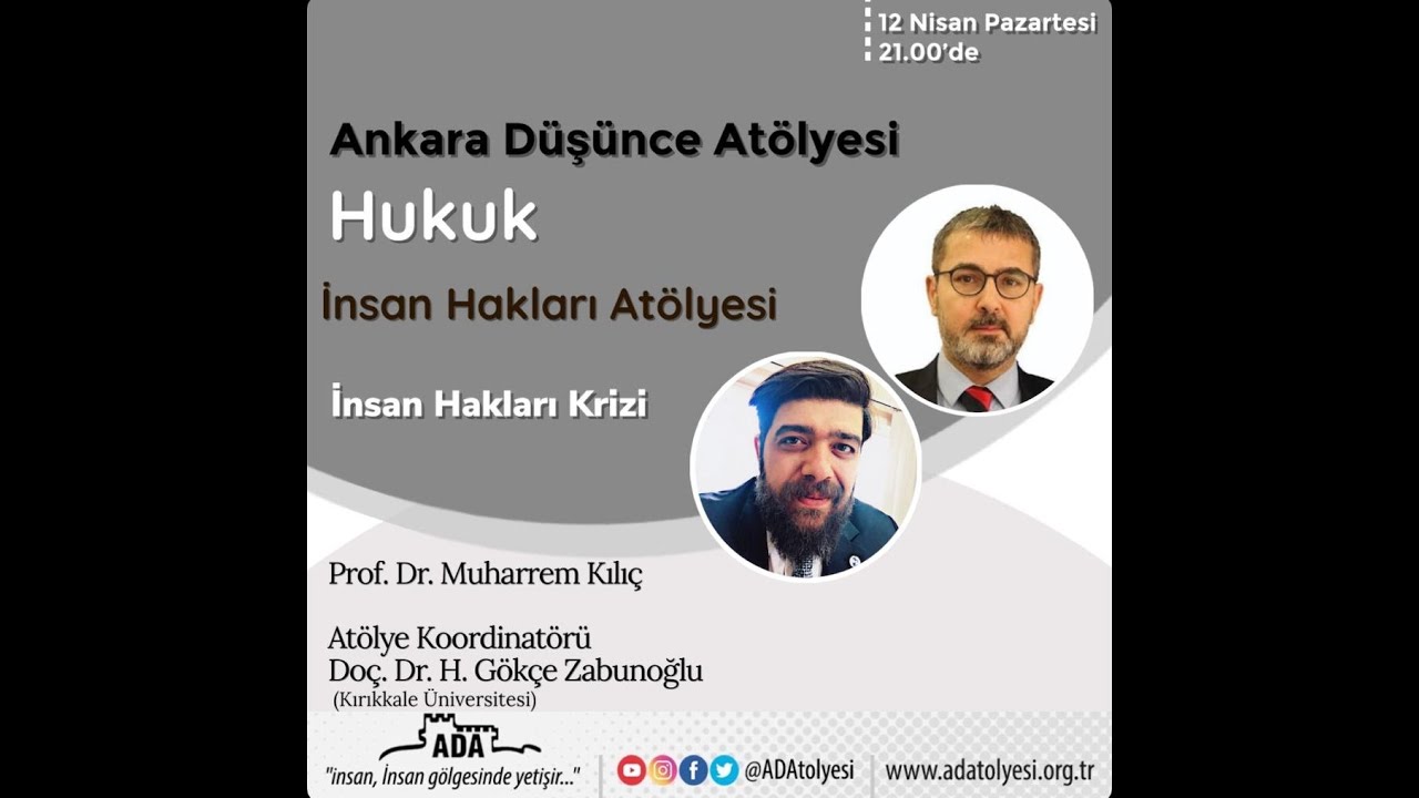 İnsan Hakları Krizi - Prof. Dr. Muharrem Kılıç