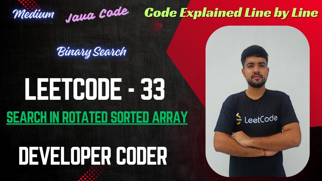 Search in Rotated Sorted Array | LeetCode 33 | Binary Search | Java ...