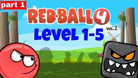 Red Ball 4 - Gameplay Walkthrough Part 1 - All Bosses (iOS, Android)
