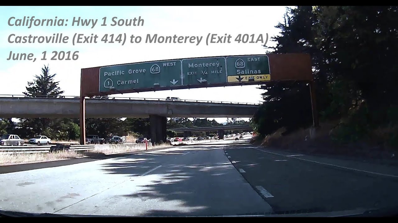 California Hwy 1 S, Castroville to Monterey (Exit 414 to Exit 401A), 6
