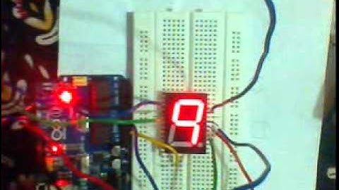Arduino LED 7 Segment Display videos(1)