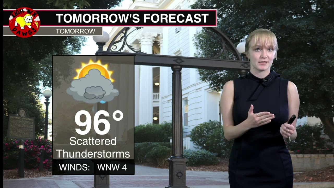 July 31st North Georgia Weather Forecast