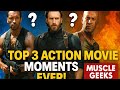 Top 3 Action Movie Moments | 🔥 Arnold Back as Dutch?! Chris Evans as Nomad?! | Muscle Geeks Ep. 29