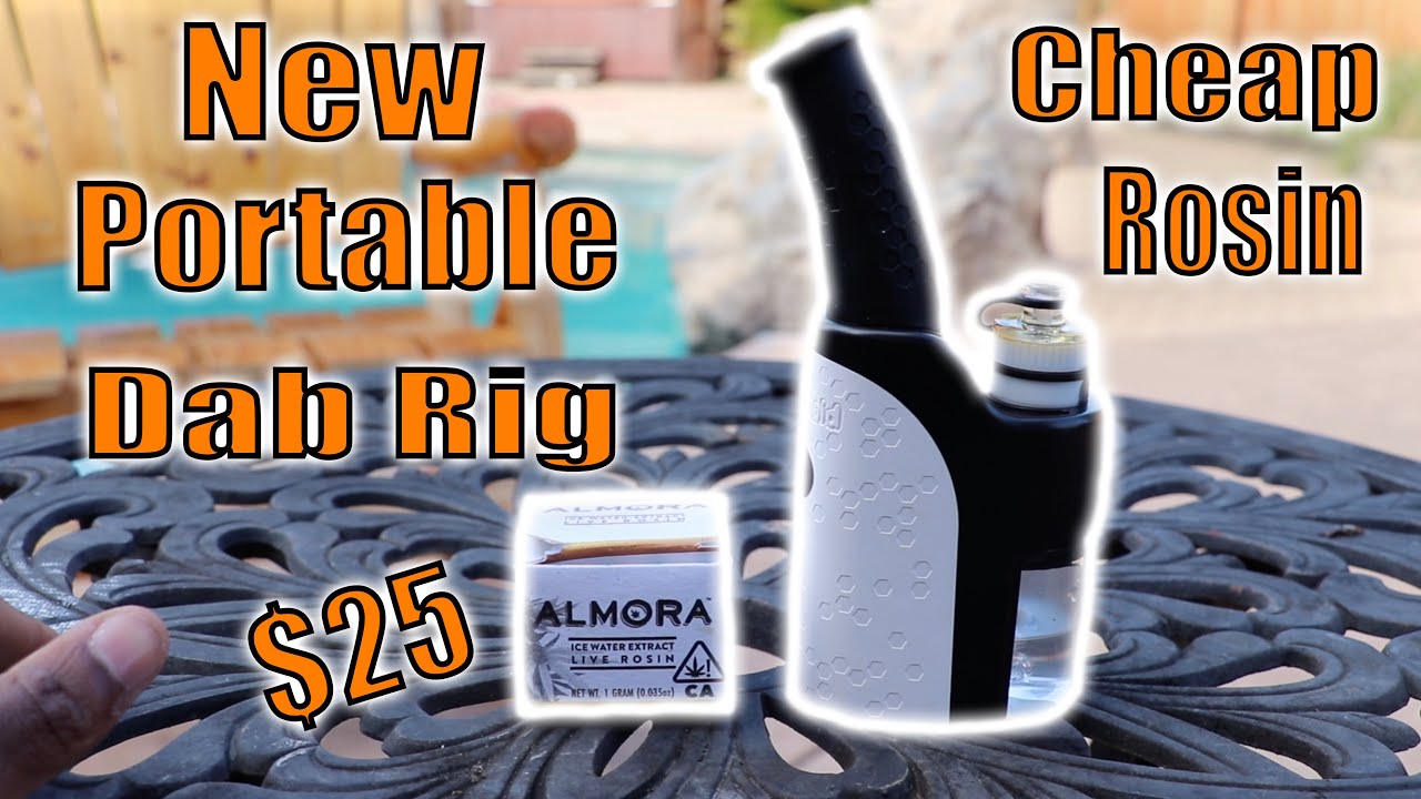 New PORTABLE Dab Rig With BUDGET ROSIN! *waxmaid*