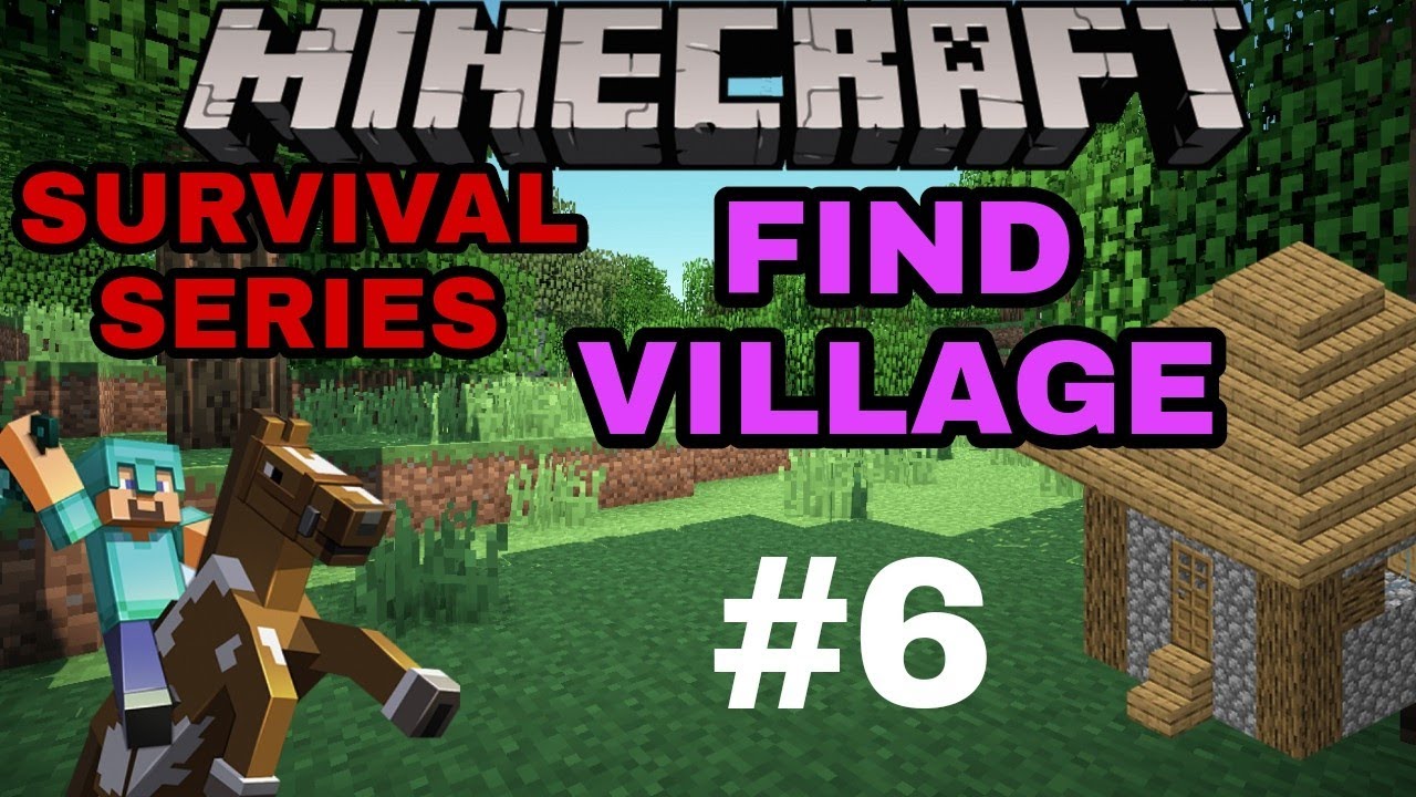 I found a village in minecraft survival series in hindi||Minecraft ...