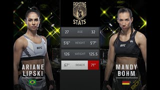 Ariane Lipski vs Mandy Böhm Full UFC Fight Night Breakdown