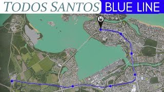 Blue Line Metro - First Person Train Ride in Todos Santos (Cities: Skylines 1)