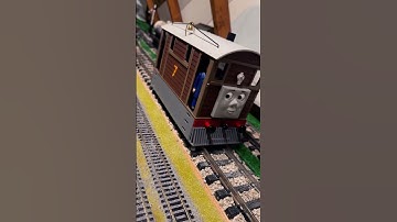 Toby and his driver set off for work #thomasandfriends #thomasthetankengine