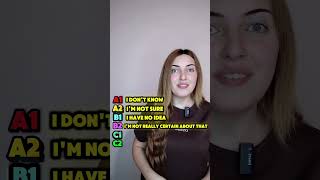 Stop Saying "I Don't Know" (A1-C2) Vocabulary Boost